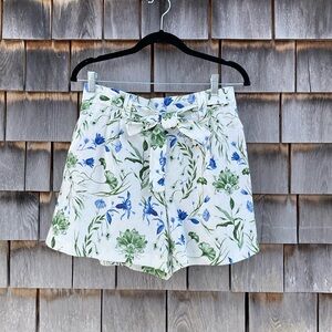 C&C California White Floral Women's Shorts